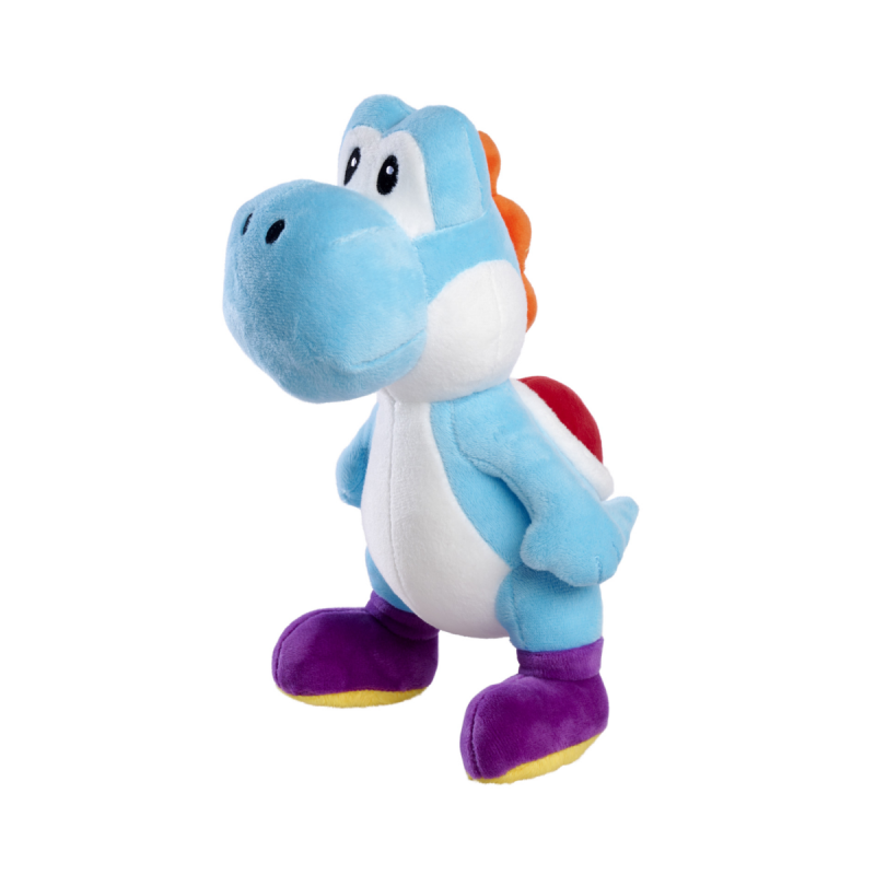 Nintendo - super mario peluche yoshi bleu 20 cm 